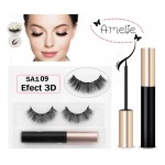 Gene false Amelie Effect 3D tip banda 1 pereche cu Magnet Cod SA109SS + Adeziv cu magnet